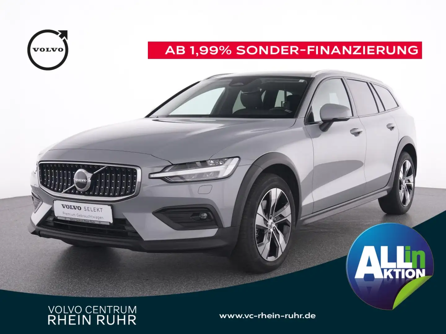 Volvo V60 Cross Country B4 AWD Plus WP+FAP+LP+H&K+ Grau - 1