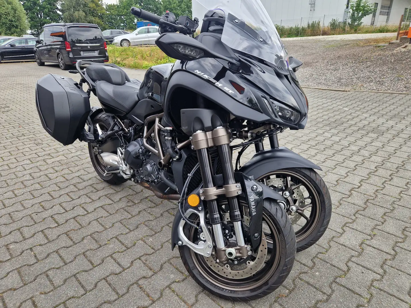 Yamaha Niken Niken GT Sitz u Griffheitzung Koffer Siyah - 1