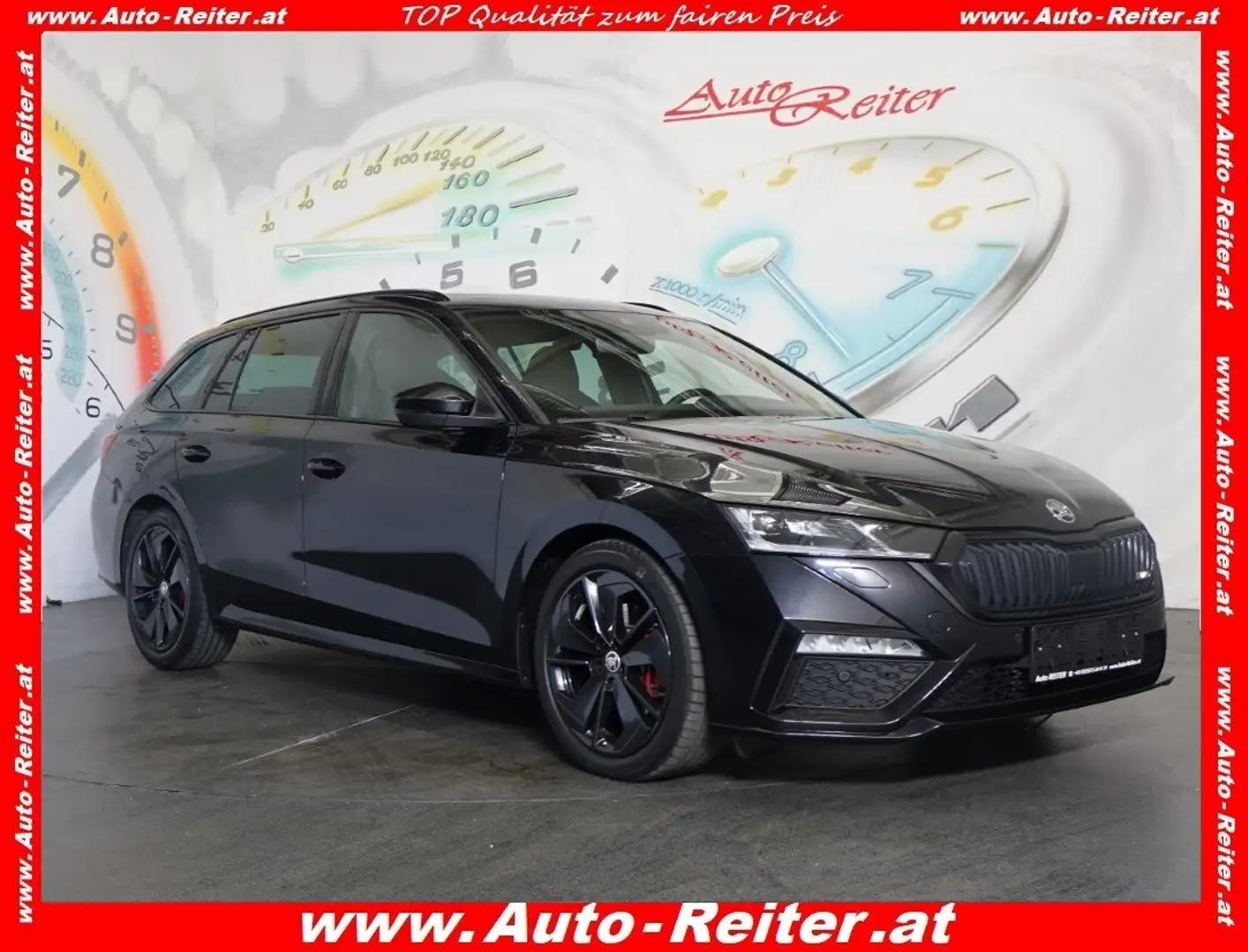 Skoda Octavia Combi 2,0 TDI RS DSG *LED, NAVI, RFK, PANO, AHK* Schwarz - 1