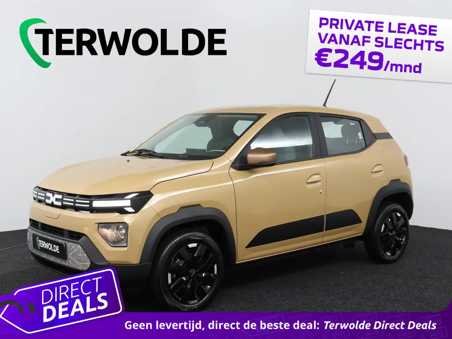 Dacia Spring Extreme 65 26.8 kWh | DC Lader | Cruise Control me Braun - 1
