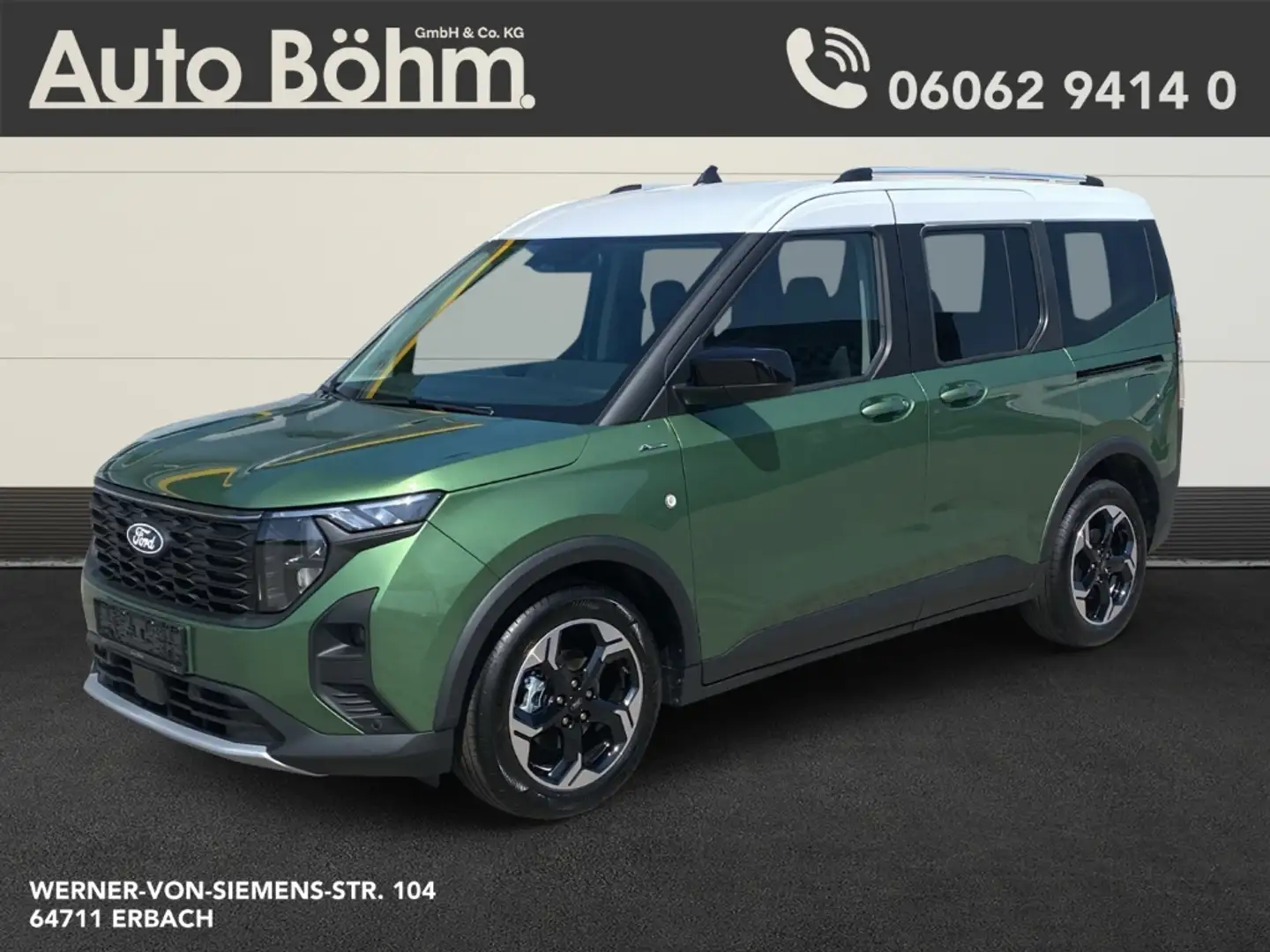 Ford Tourneo Courier Active 1.0 Klma+Navi+ACC+DAB+ 5. J. Garantie Grün - 1