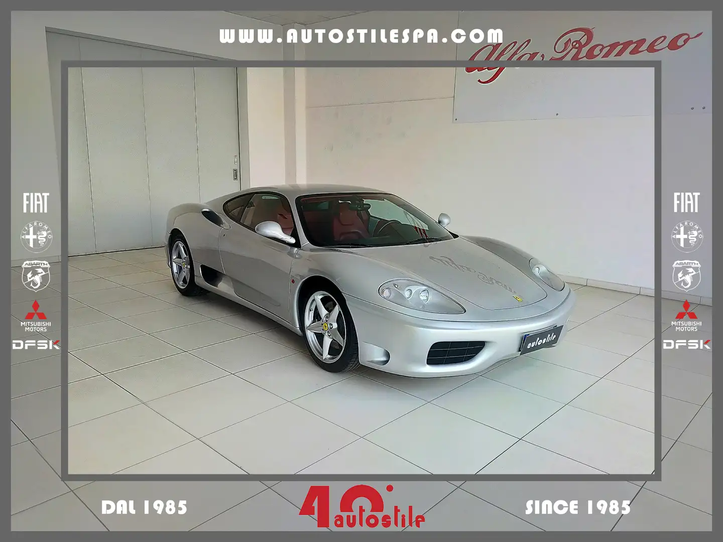 Ferrari 360 360 Modena F1 400 CV ASI Argento - 1