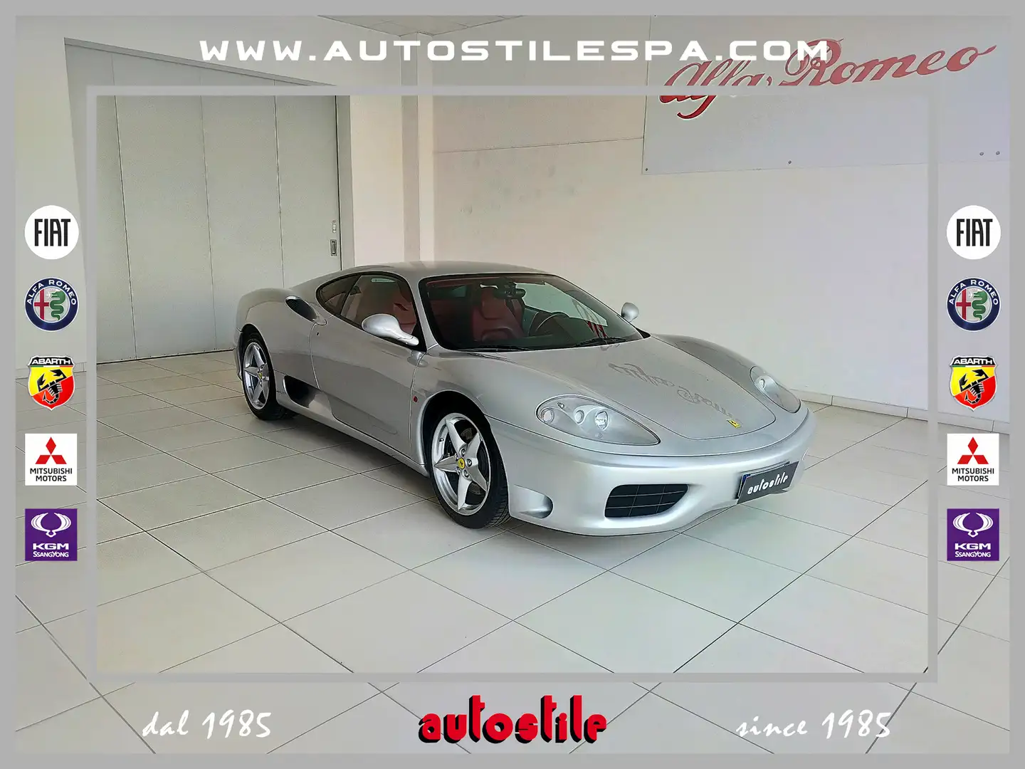 Ferrari 360 360 Modena F1 400 CV ASI Plateado - 1