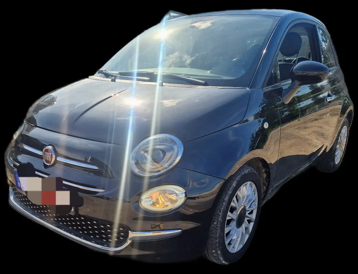 Fiat 500 0.9 8V TwinAir Start&Stopp Lounge Schwarz - 1