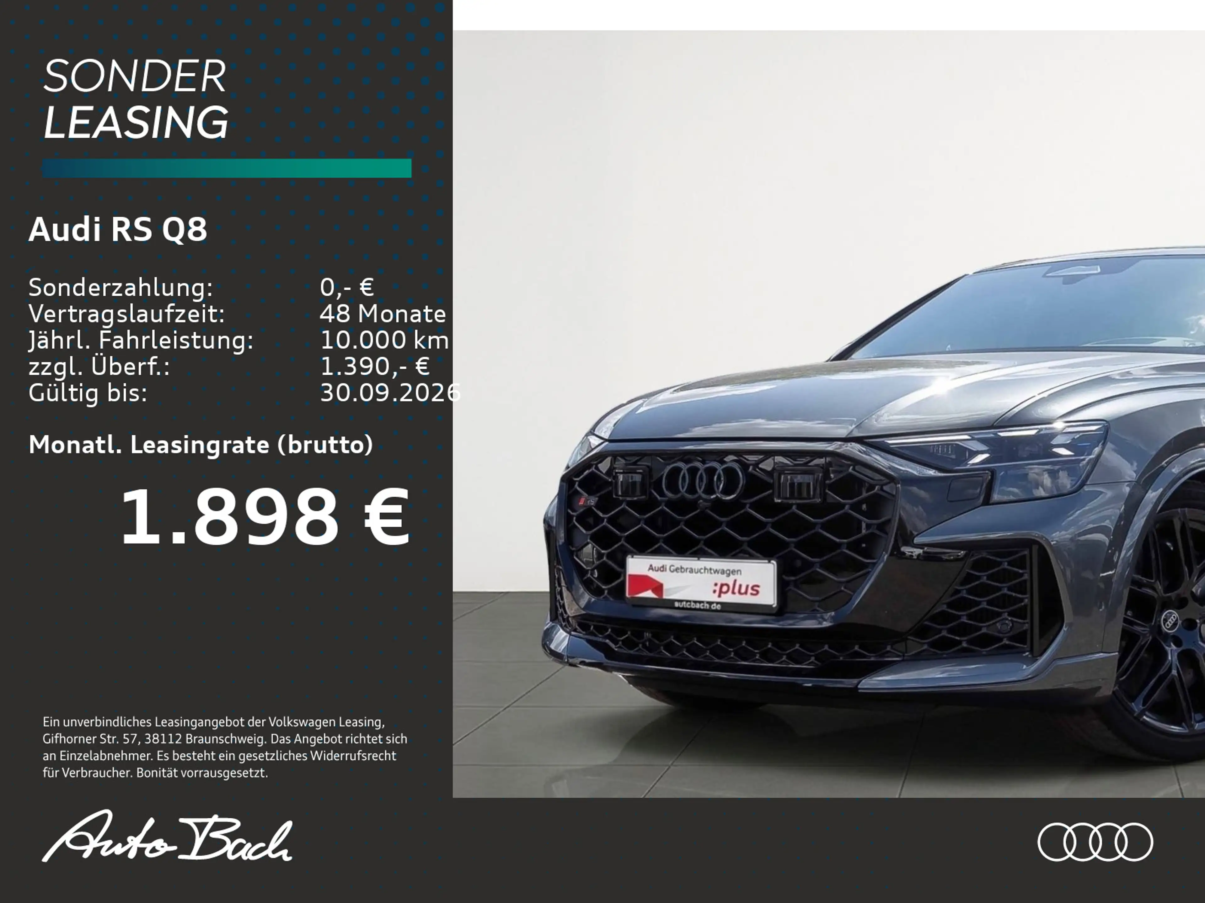 Audi RS Q8 RSQ8 performance 640PS Fahrwerkspaket /305km/h/ — photo 2