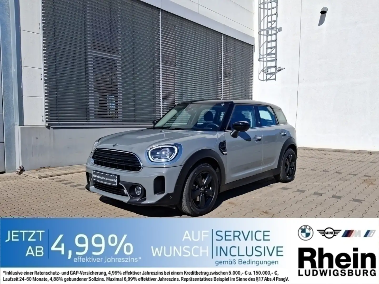 MINI Cooper Countryman Salt Navi LED PDC DAB SHZ Grau - 1