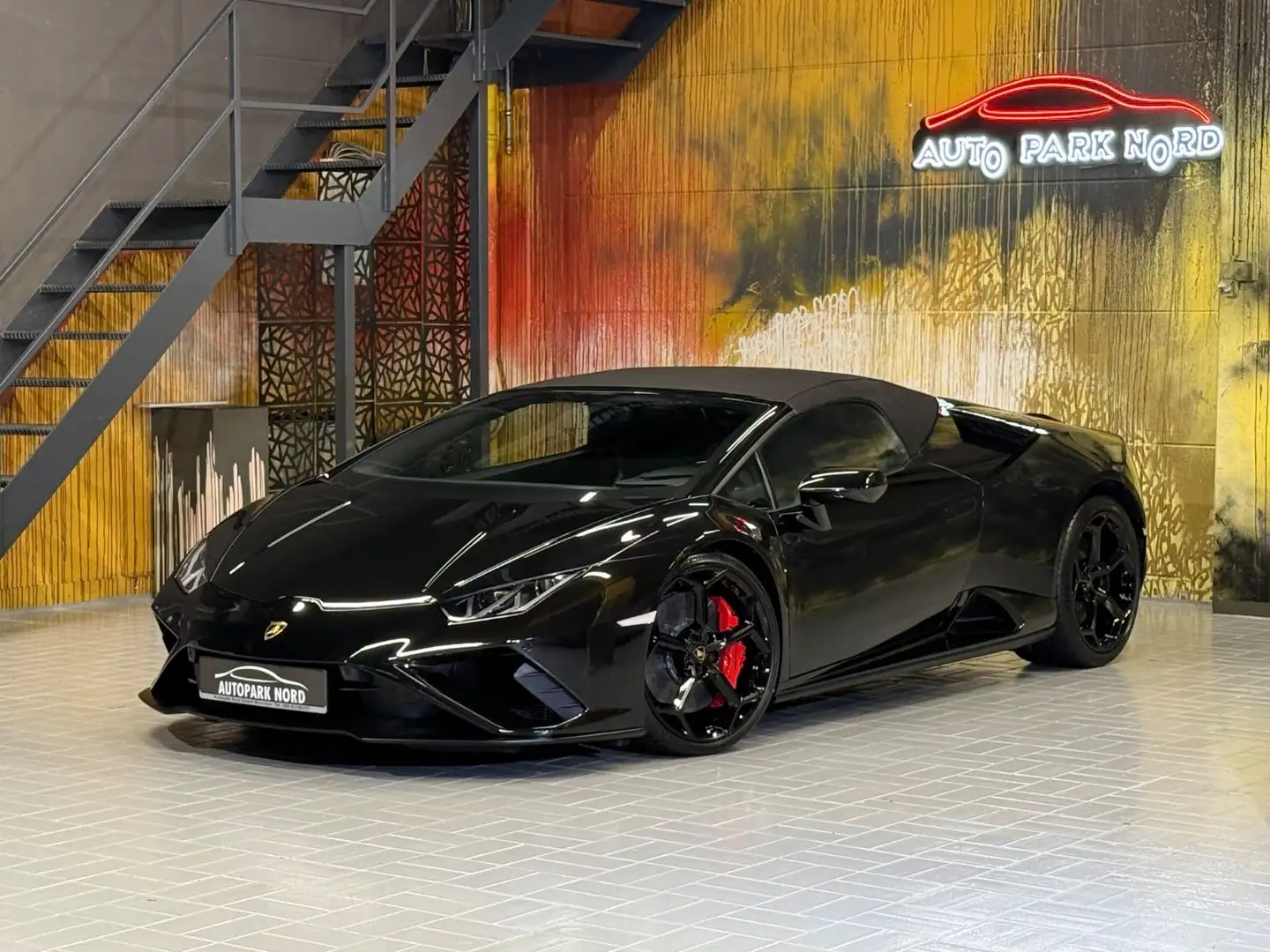 Lamborghini Huracán EVO Spyder LIFT~LEDER~1-HAND~20" Noir - 1