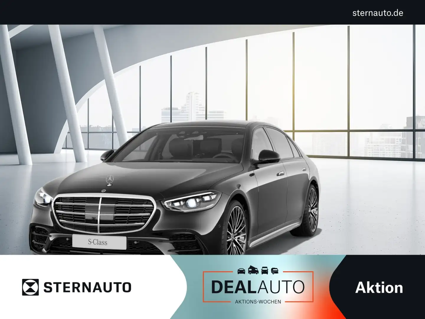Mercedes-Benz S 400 S 400 d 4MATIC L  AMG Line Navi/Pano.-Dach/Styling Schwarz - 1