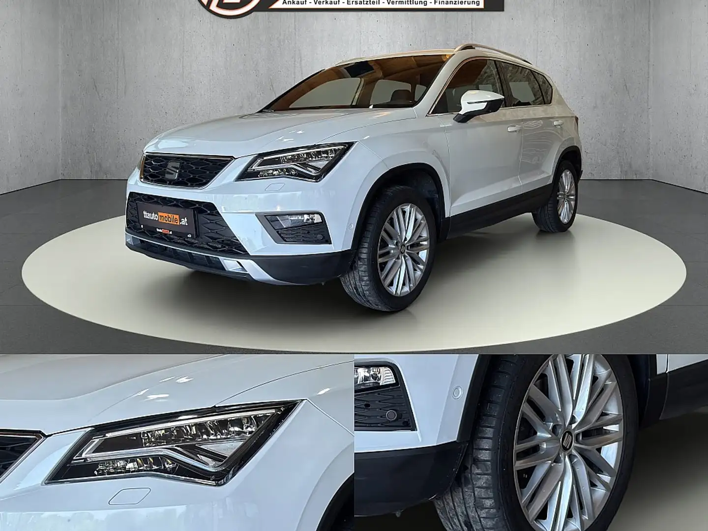 SEAT Ateca 2,0 Xcellence 4WD TDI DSG Blanc - 2