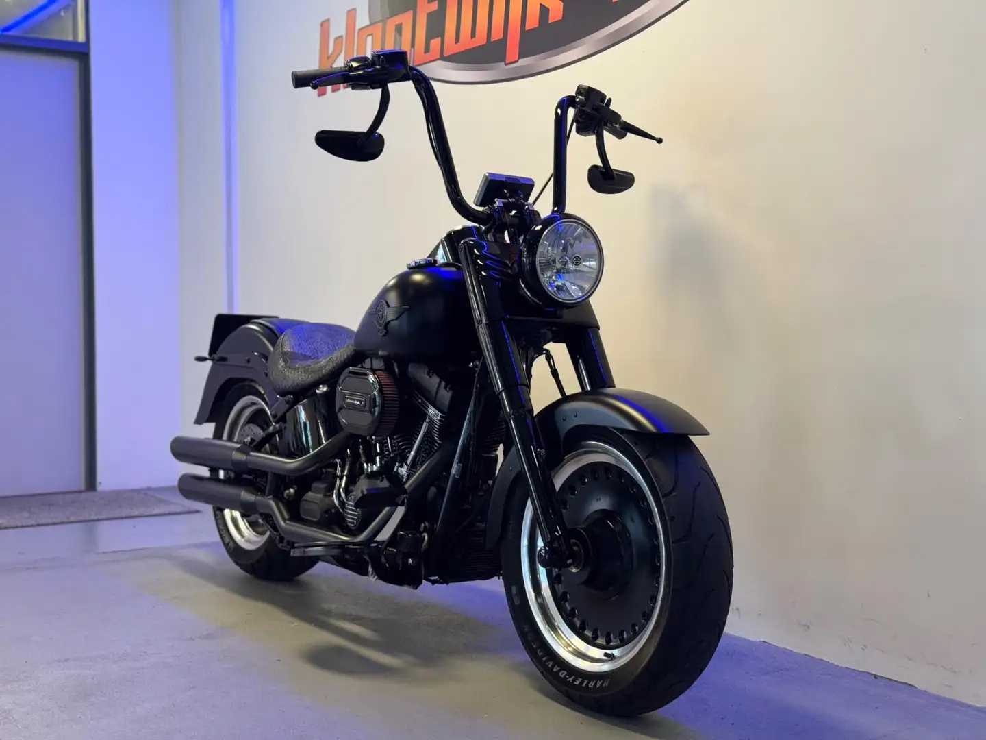 Harley-Davidson Fat Boy Chopper 110 FLSTFS Softail S 5HD1 NL-geleverd Scre Noir - 1
