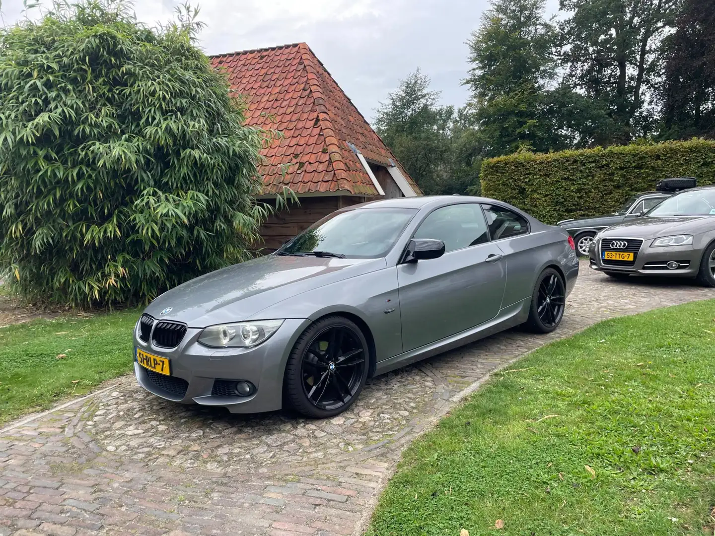 BMW 320 3-serie Coupé 320i Sport line-M pakket- Performanc Grijs - 1