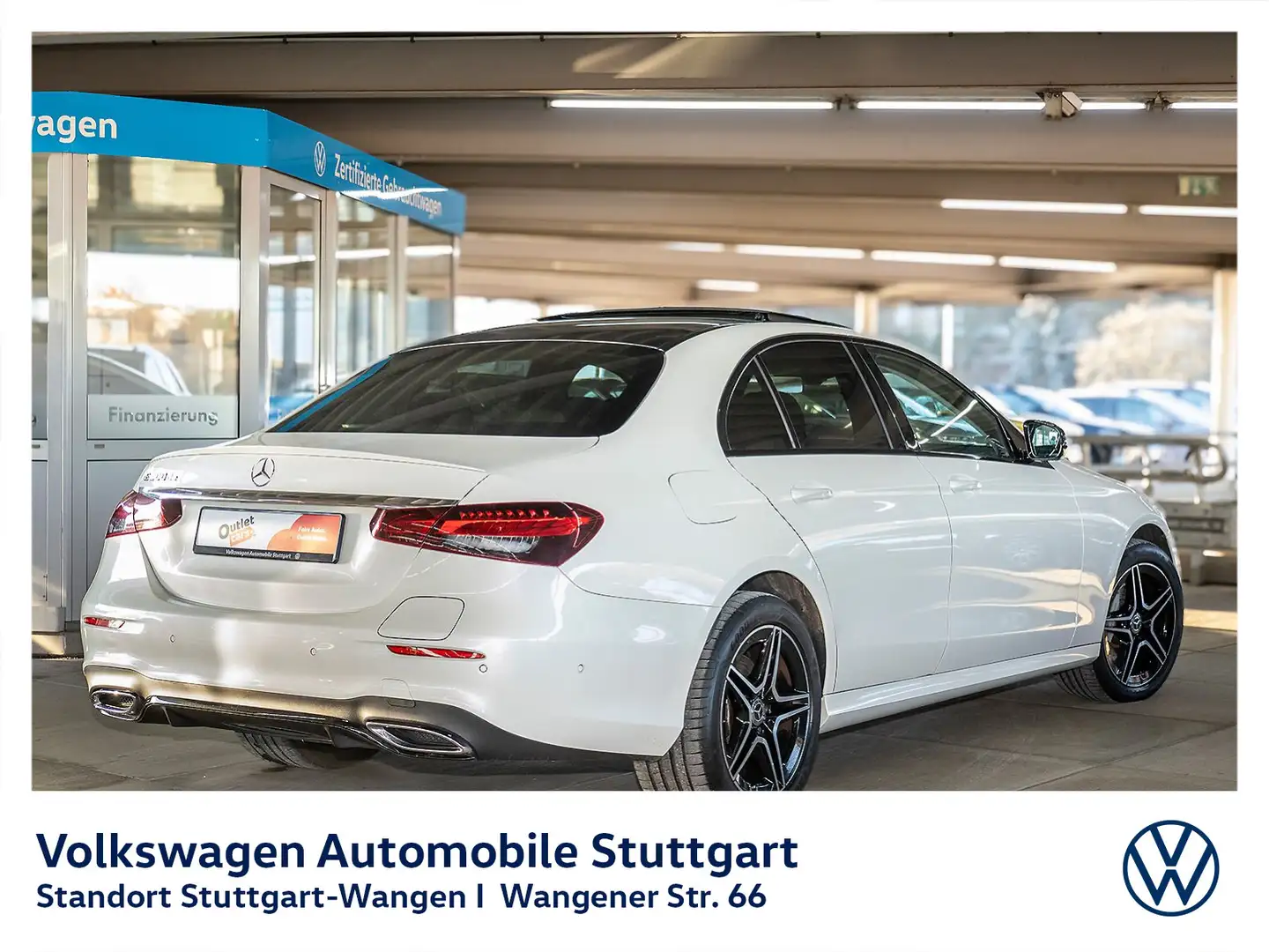 Mercedes-Benz E 300 de AMG-Line Navi Pano Kamera AHK LED Weiß - 2