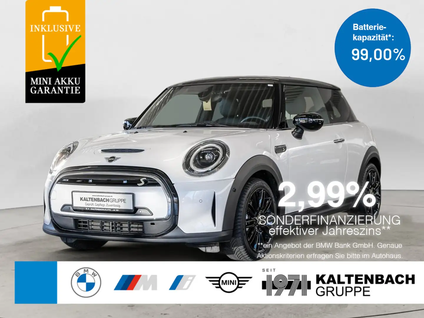MINI Cooper SE Mini Yours Trim PANO HUD LED NAVI Wit - 1