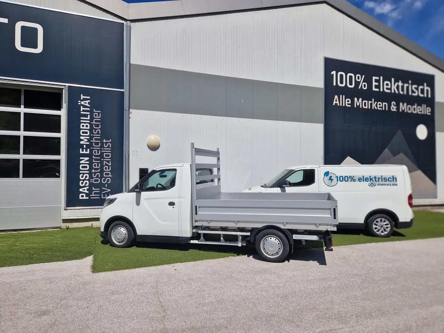 Maxus edeliver 3 Pritsche 50kWh. 18.741 netto. Kamera Weiß - 1