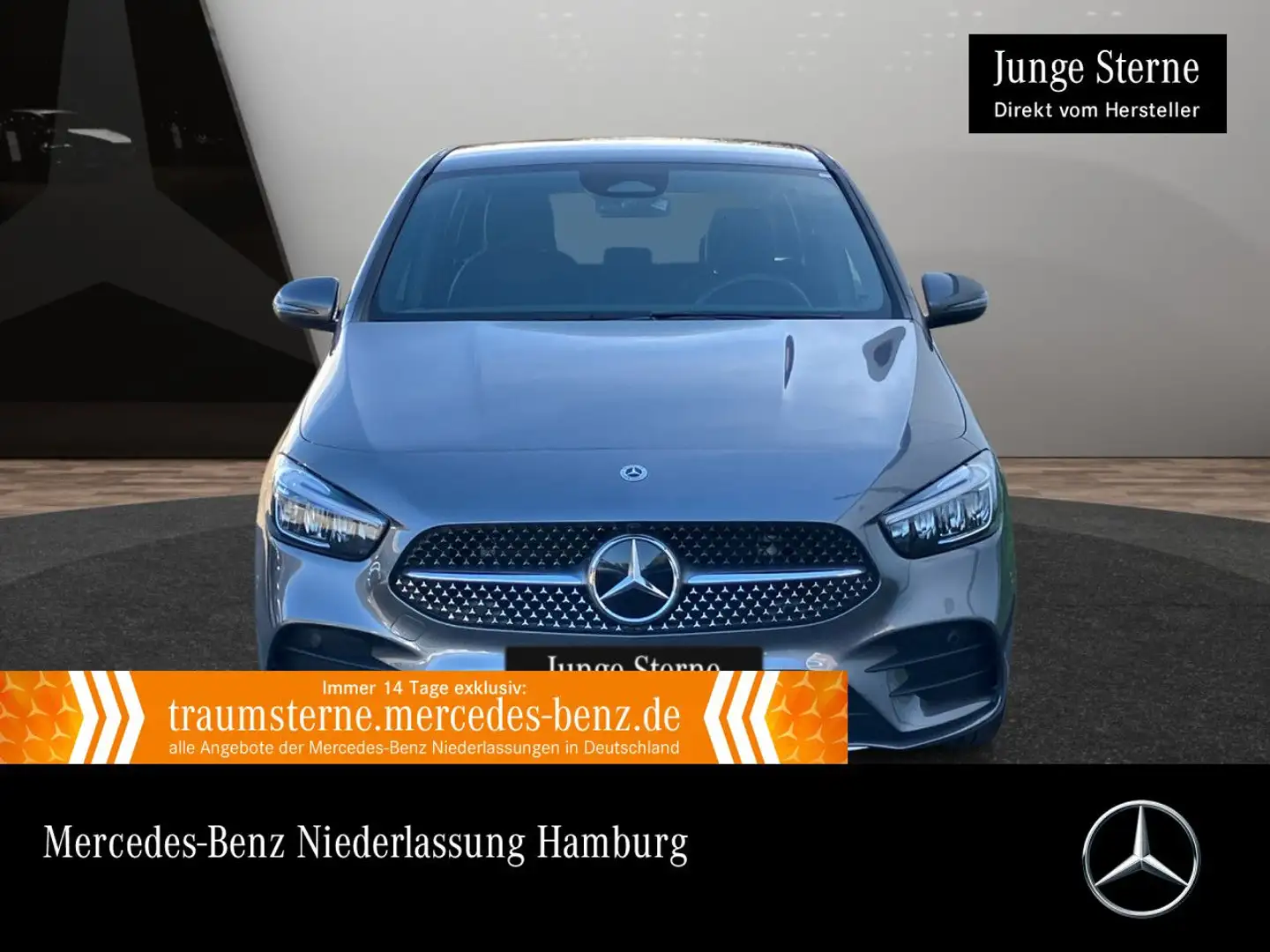 Mercedes-Benz B 200 AMG+AHK+LED+KAMERA+TOTW+KEYLESS+7G Grau - 1