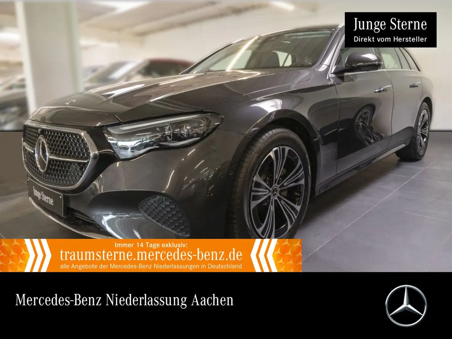 Mercedes-Benz E 220 d T 4M Avantgarde Fahrass 360° Airmat Distr. Gris - 1