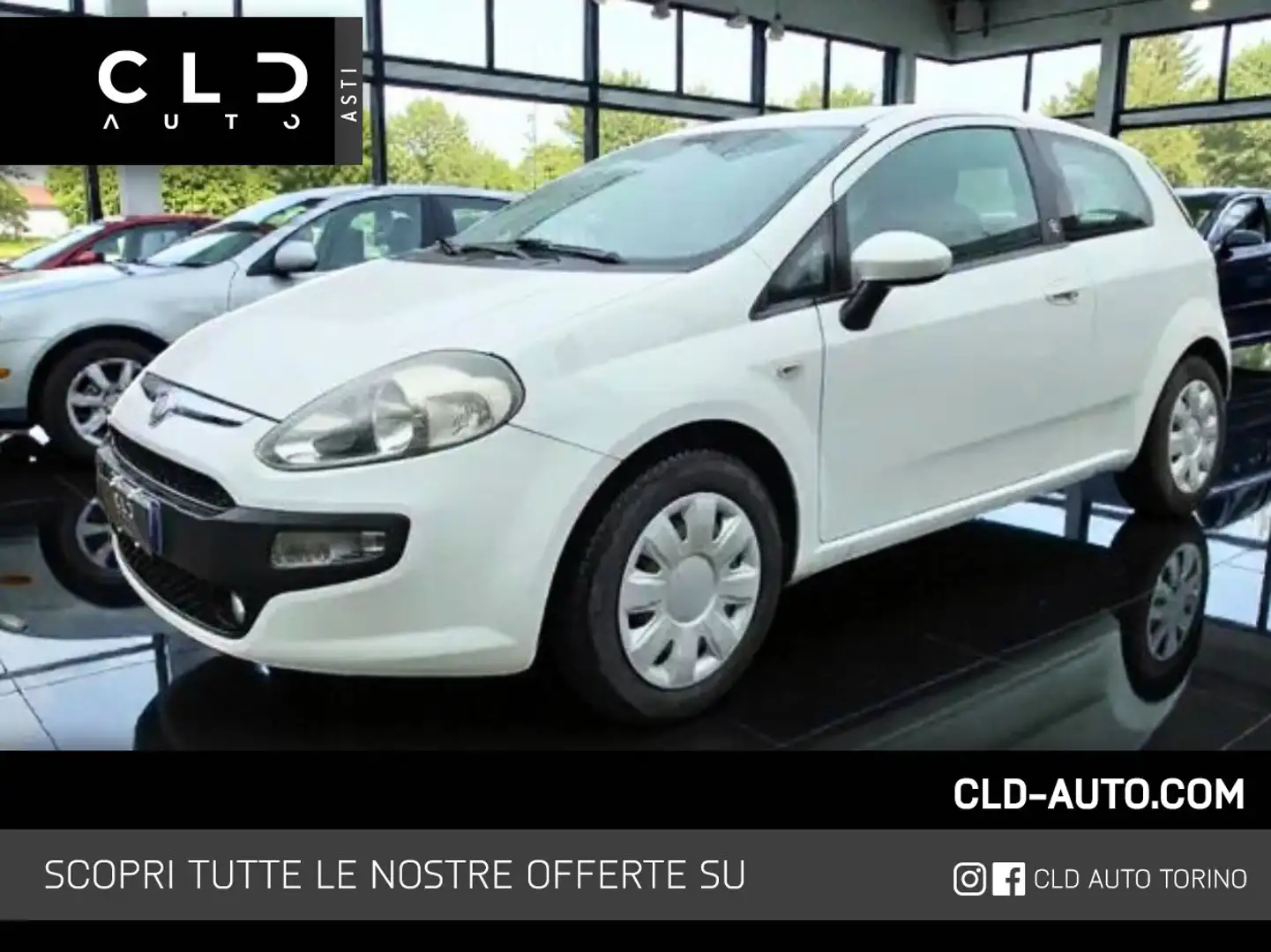Fiat Punto Evo 3p 1.3 mjt Dynamic s Weiß - 1