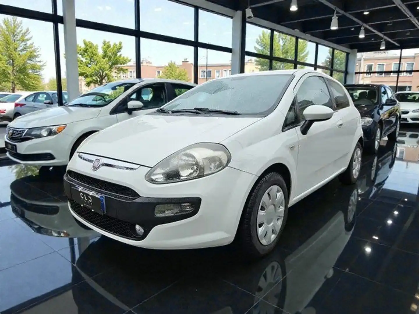 Fiat Punto Evo 3p 1.3 mjt Dynamic s Weiß - 2