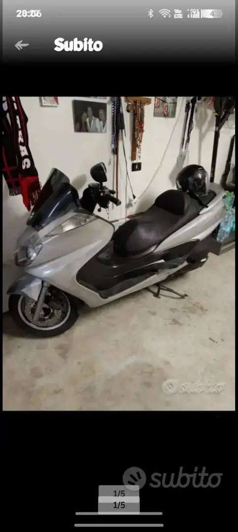 Yamaha Majesty 400 Plateado - 1