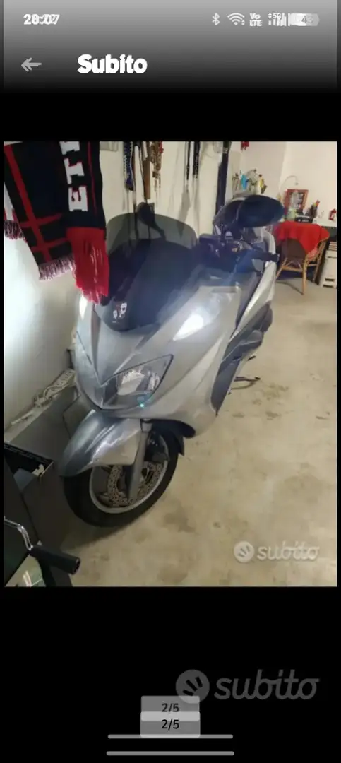 Yamaha Majesty 400 Plateado - 2