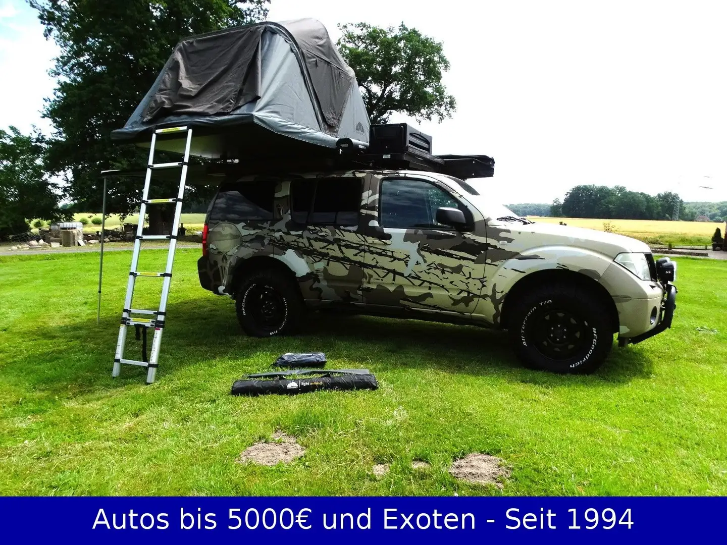 Nissan Pathfinder Offroad Camper -  Dachzelt Beige - 2