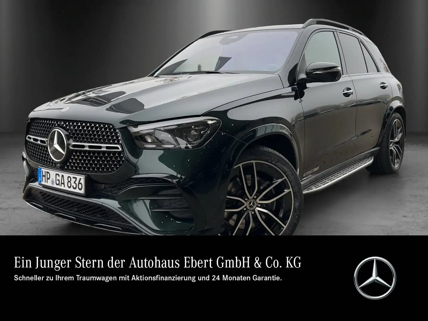 Mercedes-Benz GLE 300 d 4M AMG Standhzg 22" DISTRO Pano AHK 360 Grün - 1
