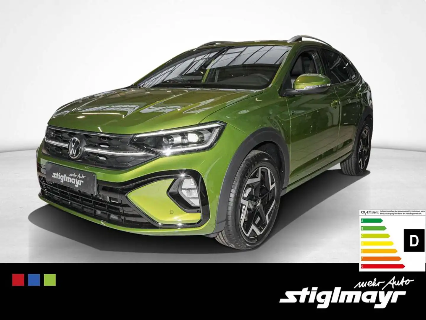 Volkswagen Taigo R-Line 1,5 l TSI OPF Matrix-LED+Kamera+ACC Grün - 1