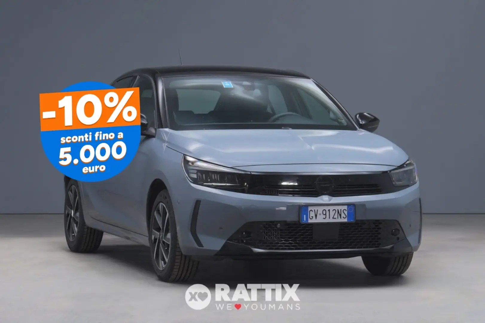 Opel Corsa 1.2 100CV GS AT8 Grijs - 1