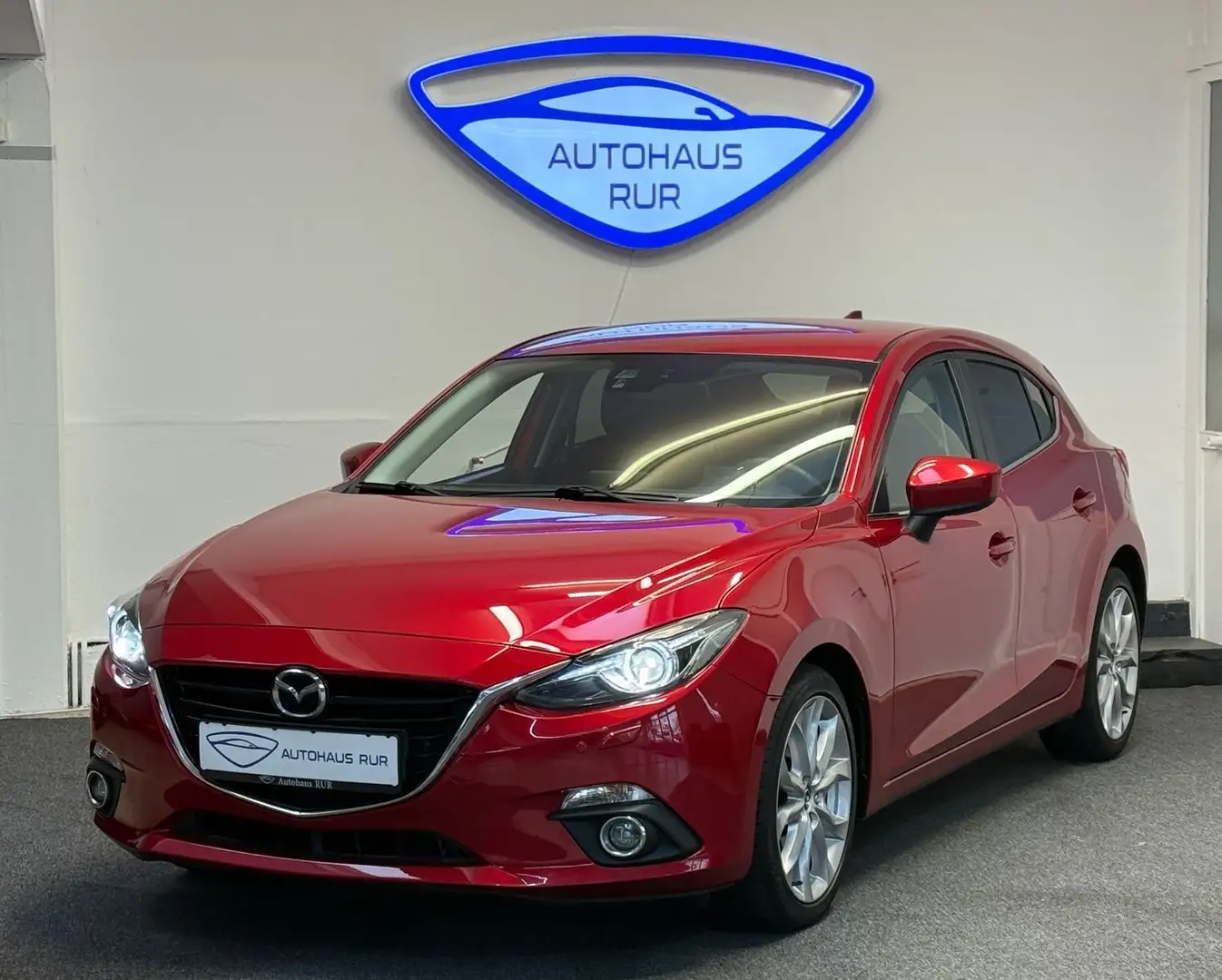Mazda 3 Lim. Sports-Line/1Te Hand/Navi/Anhängerkupp. Rot - 1