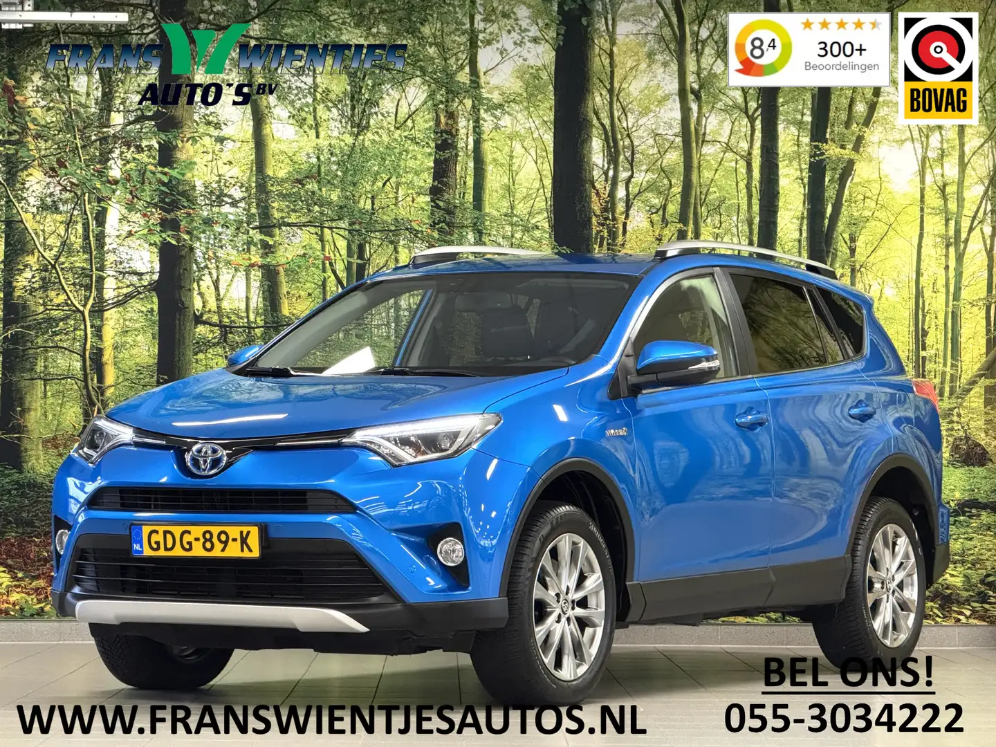 Toyota RAV 4 2.5 Hybrid Executive Business | Elektrische Bestuu Blauw - 1