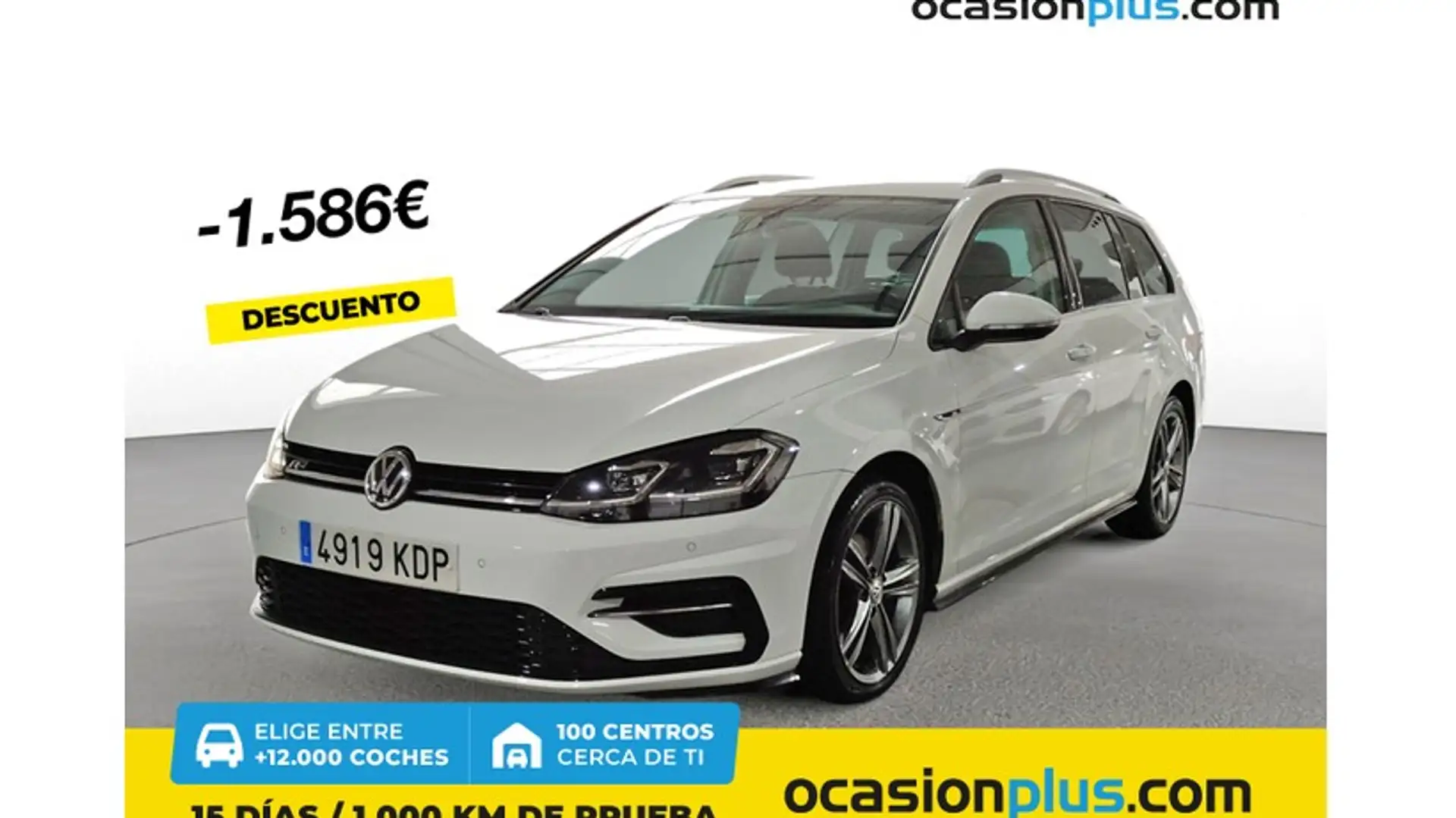Volkswagen Golf Variant 2.0TDI Sport Wit - 1