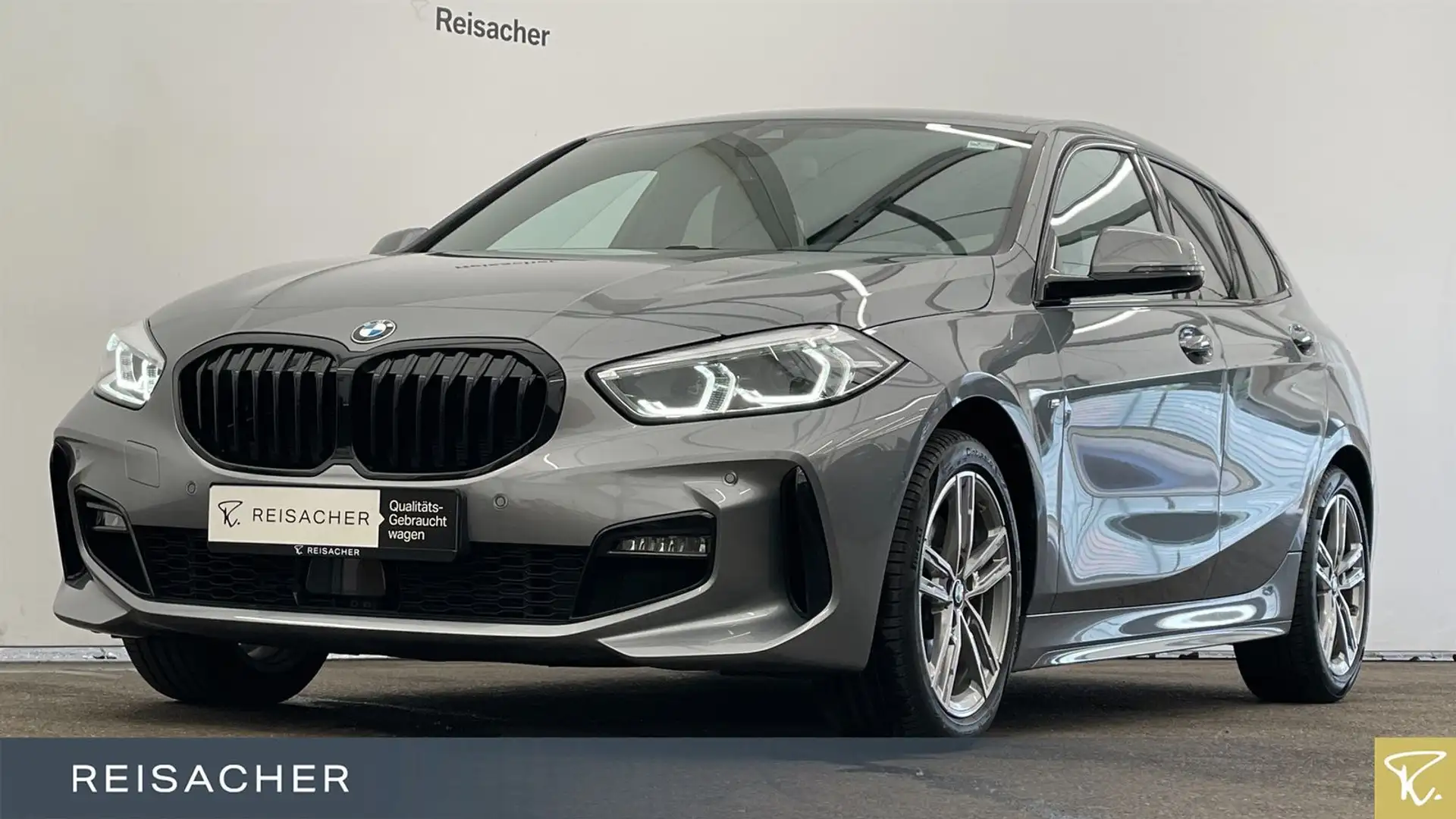 BMW 118 i M-Sport LCPro RFK PDC LED SHZ DAB KliA 17" Gris - 1