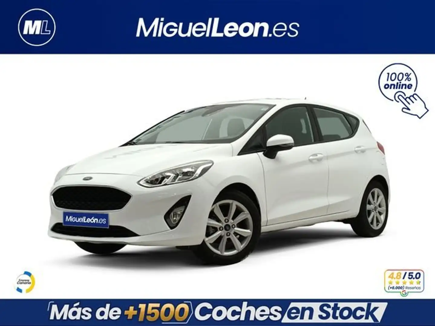 Ford Fiesta 1.0 EcoBoost Trend Blanco - 1