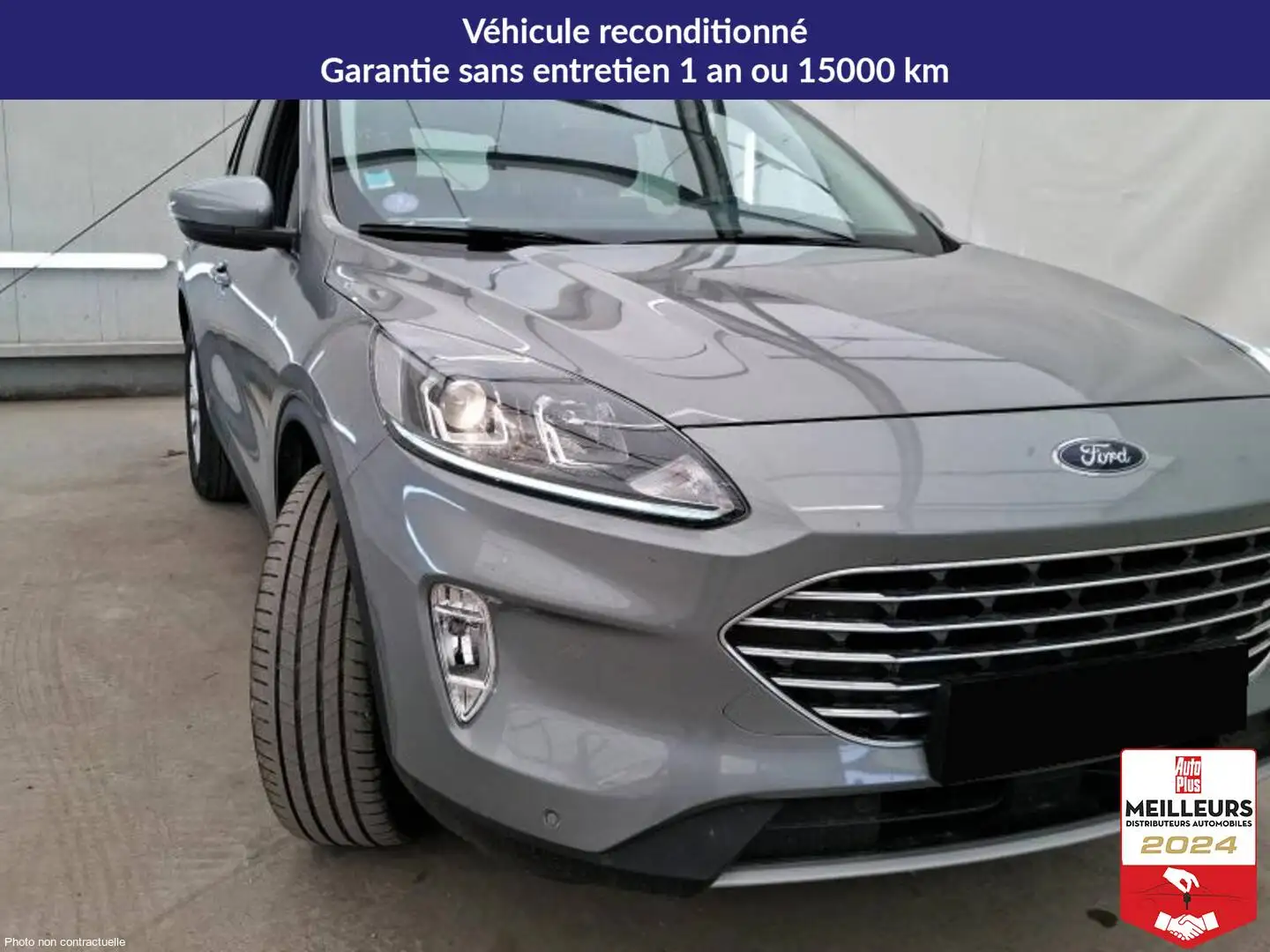 Ford Kuga 2.5 Duratec 225 PHEV Powershift Titanium Gris - 2