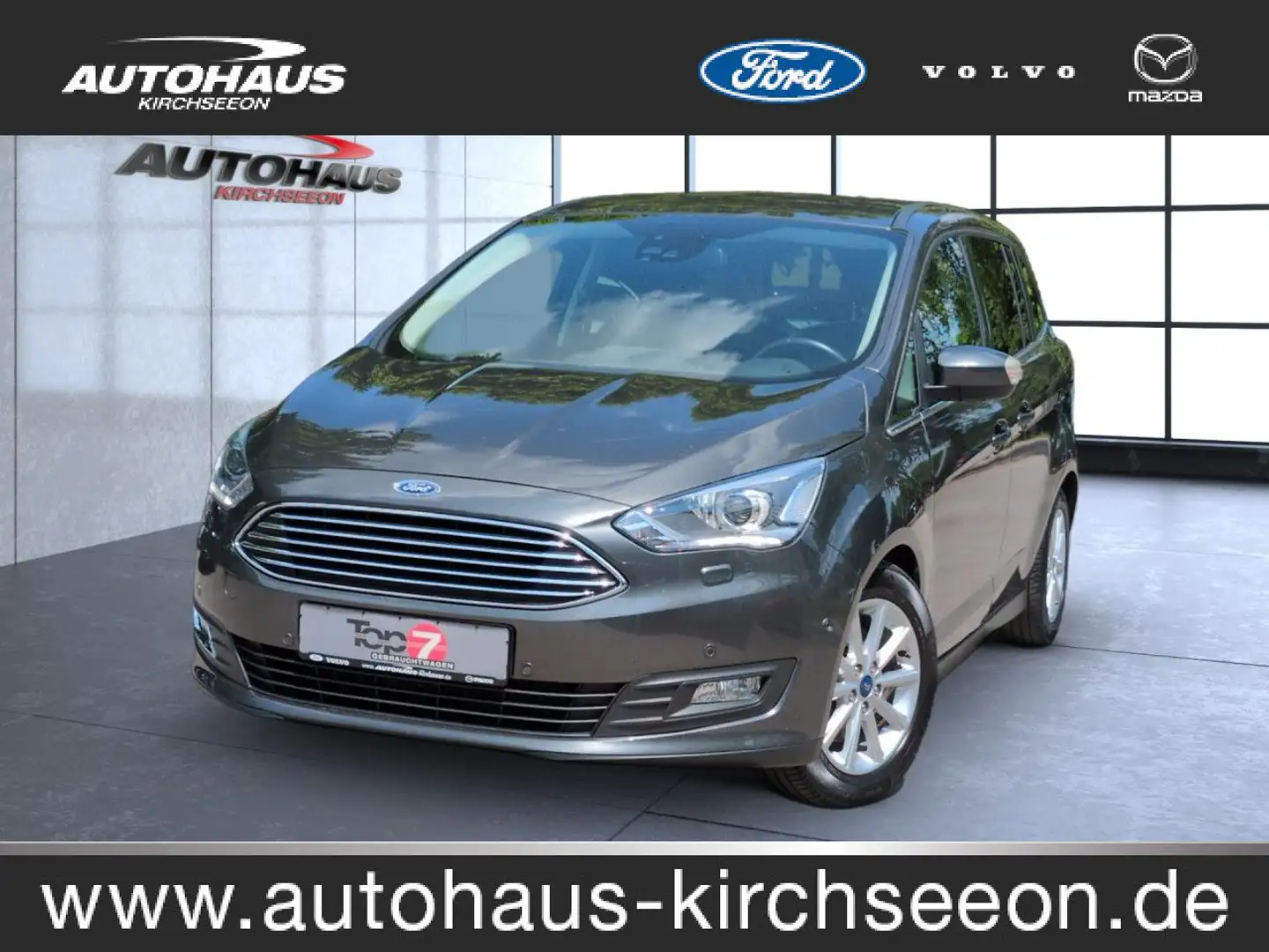 Ford Grand C-Max 1.5 EcoBoost Titanium 7-Sitzer Navi Grau - 1