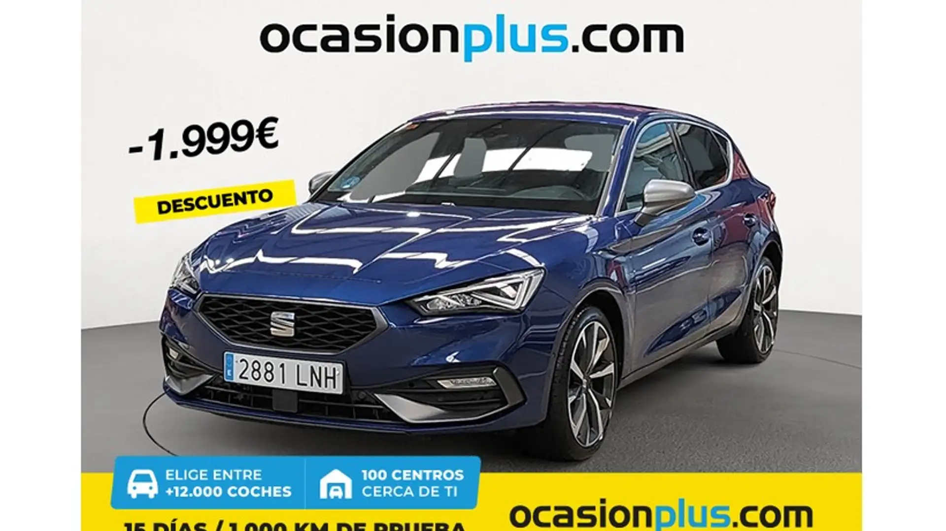 SEAT Leon 1.4 TSI e-Hybrid S&S FR DSG-6 204 Blauw - 1