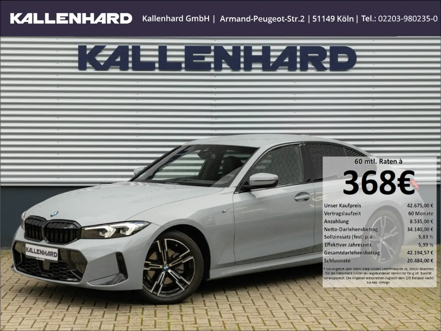 BMW 320 i M Sport-ACC-Sitzheizung-Kamera-Hifi Gris - 1