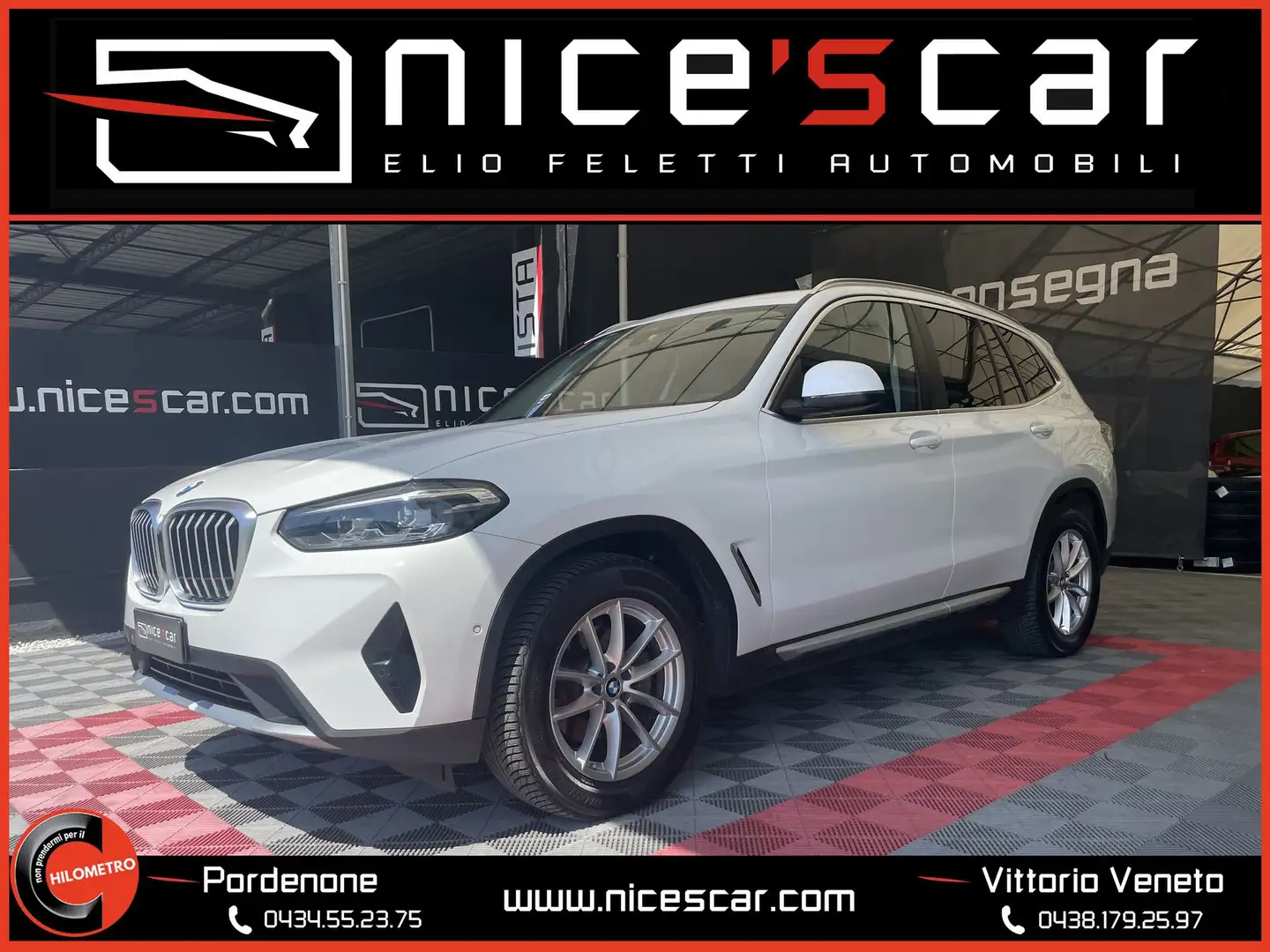 BMW X3 xDrive20d 48V Msport Bianco - 1