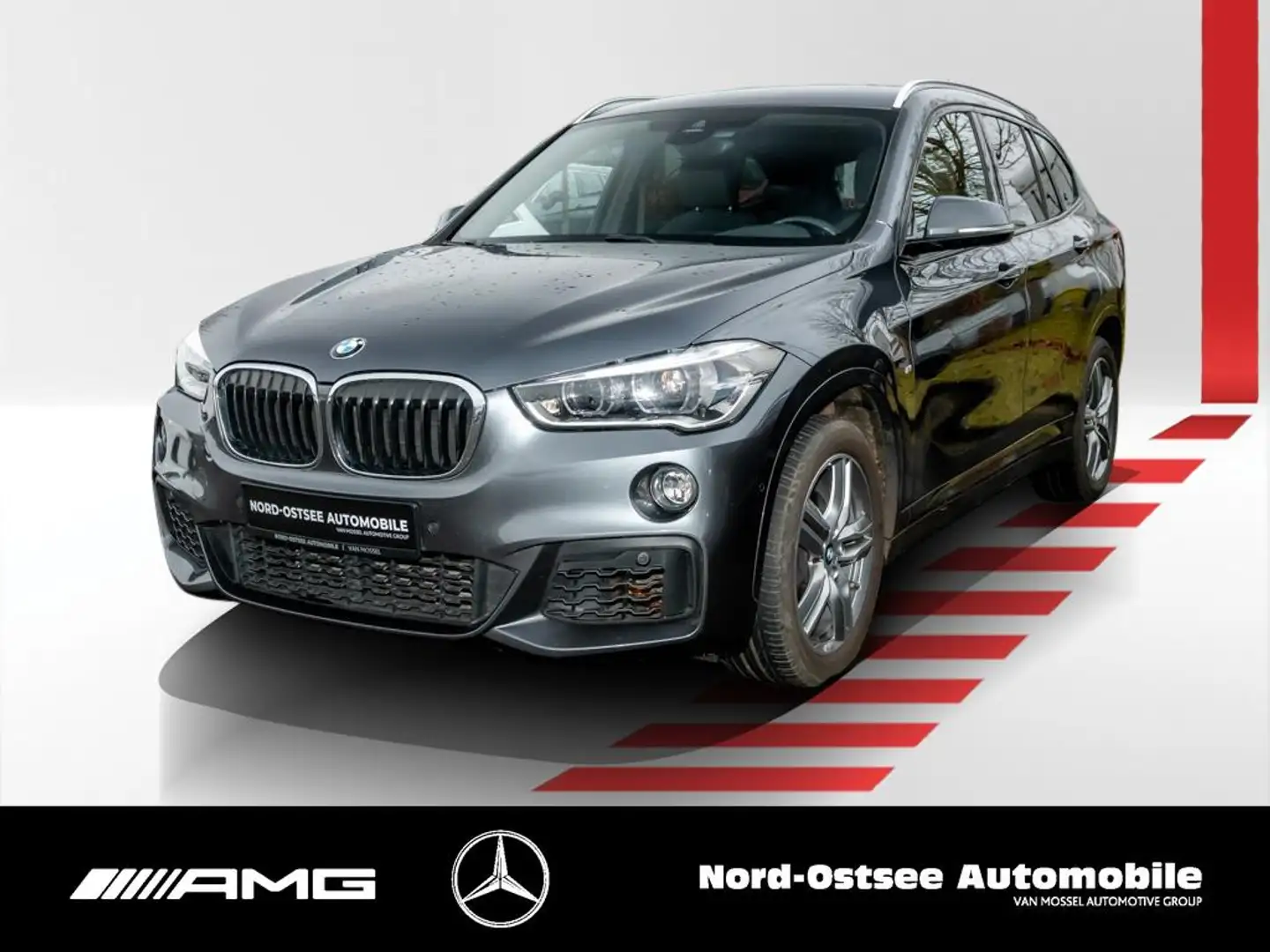 BMW X1 sDrive18i M SPORT KAMERA NAVI AHK SHZ Grau - 1