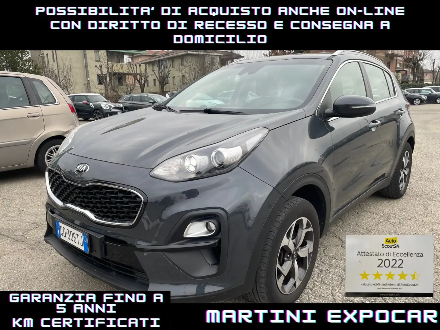Kia Sportage 1.6 ECOGPL 2WD Business Class IVA ESPOSTA Gris - 1