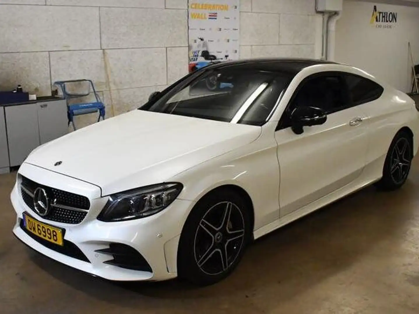 Mercedes-Benz C 180 Coupe AMG Line/Panodak/Burmester/360cam/Virtual Blanco - 2