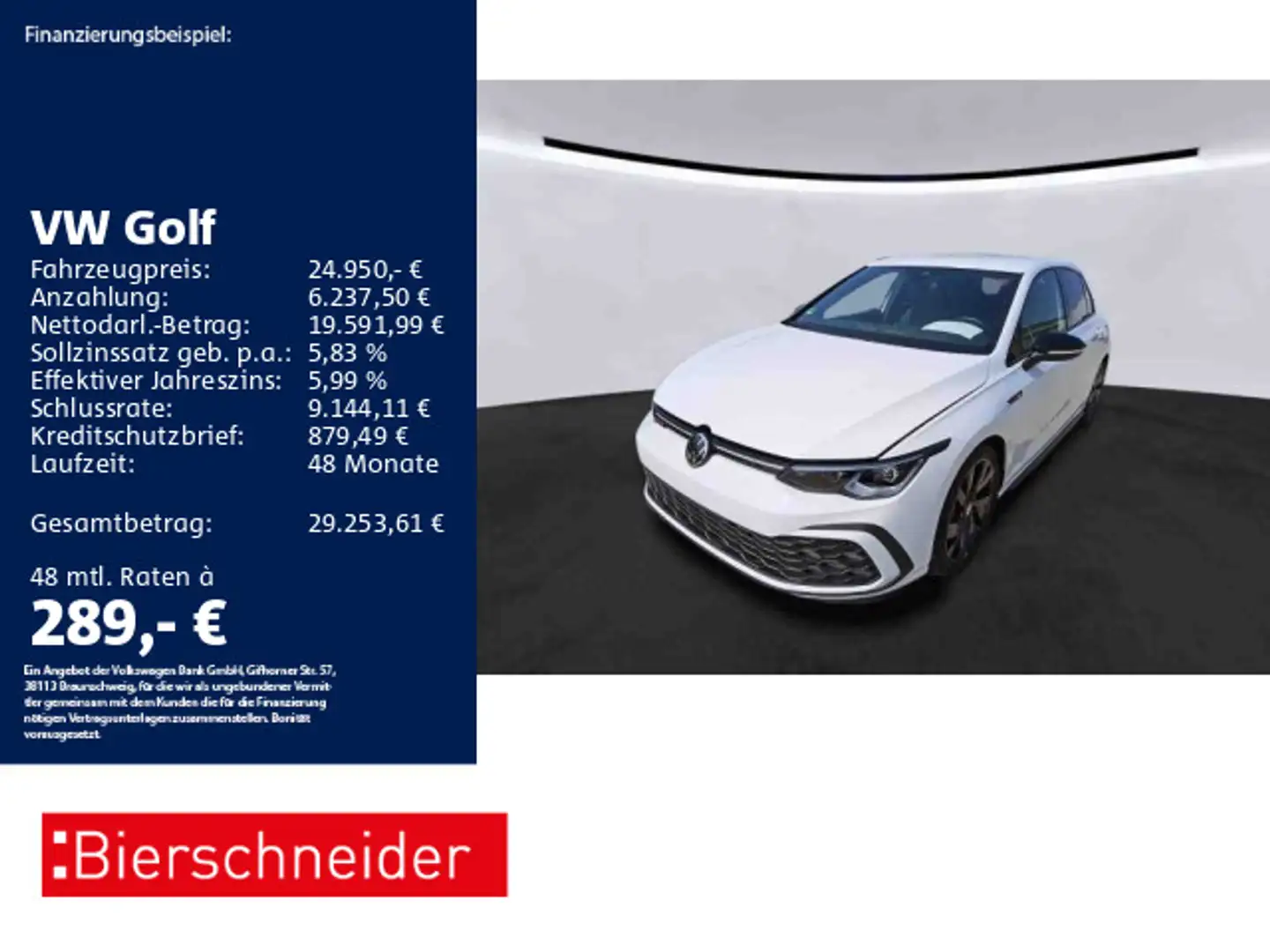 Volkswagen Golf GTI Golf 8 GTI 2.0 TSI DSG Black Style 18 ACC NAVI C Weiß - 1