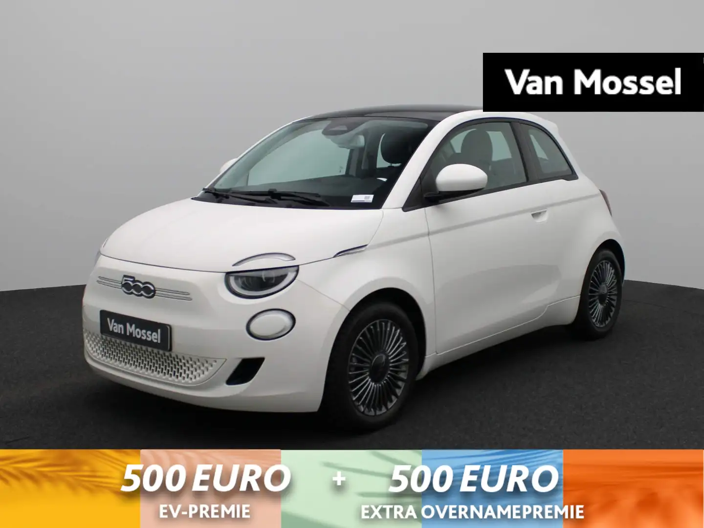 Fiat 500e Icon 42 kWh | Navi | ECC | Pano | LMV | Wit - 1