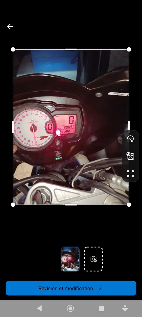 Suzuki GSX 650 passage de roue ermax garde boue arrière ermax Zwart - 2