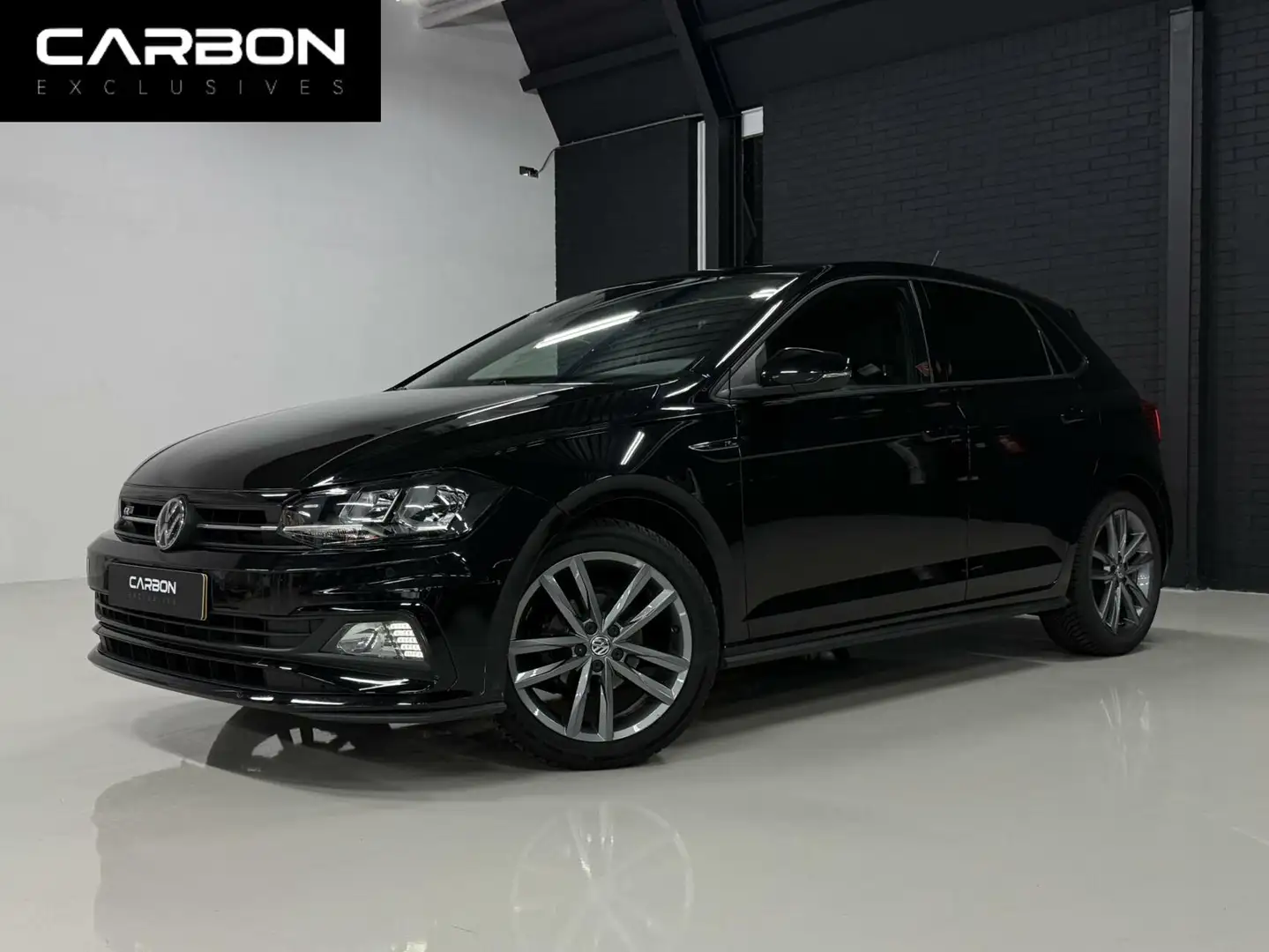 Volkswagen Polo 1.0 TSI | 2x R-line | Virtual | Sfeer | ACC Schwarz - 1