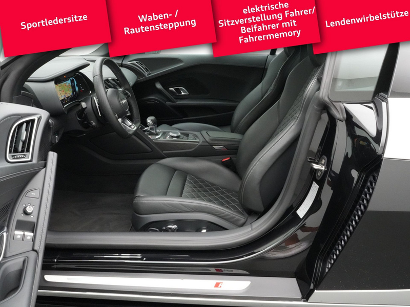 Audi R8 Coupe performance KAM NAVI VIRT LEDER SHZ — photo 5