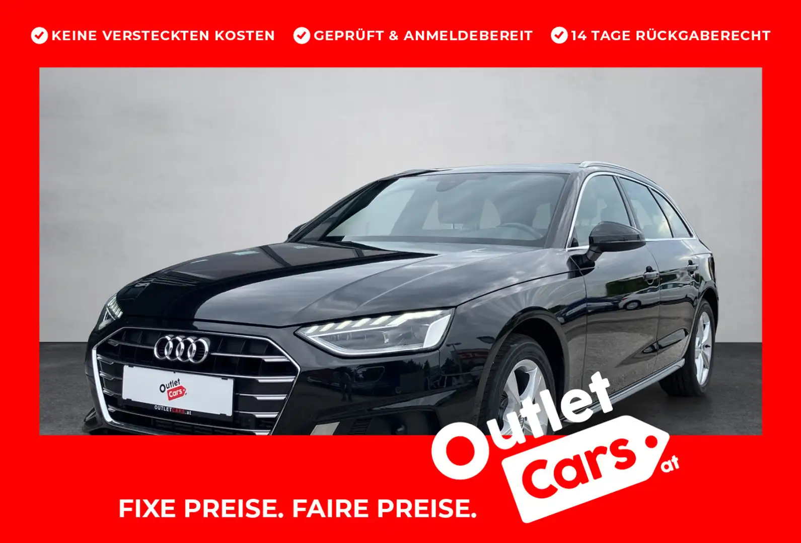 Audi A4 35 TFSI advanced Zwart - 1