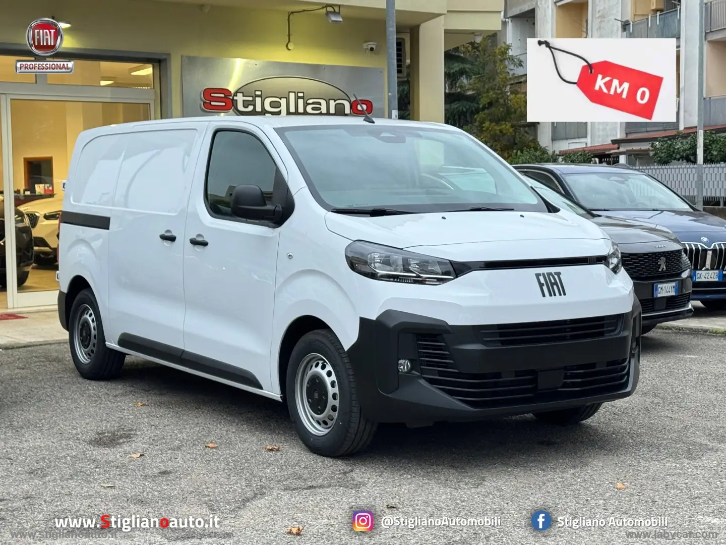 Fiat Scudo 1.5 BlueHDi 120 PL-TN Furg. KM0 UFFIC ITALIA + IVA Bianco - 1