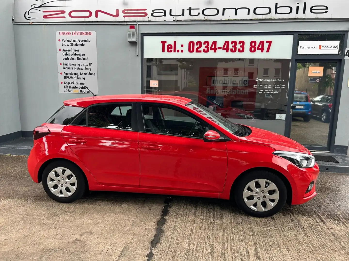 Hyundai i20 +NaviZB+AHK+SHZ+Klima+BC+WR+SR Rosso - 1
