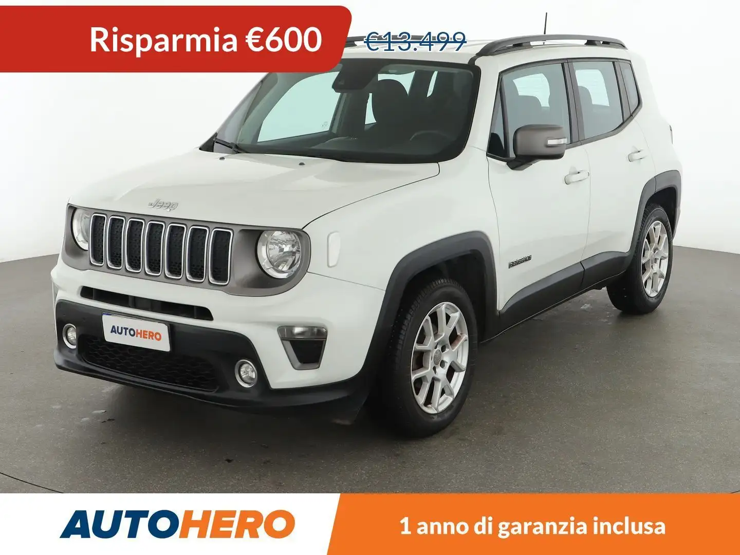 Jeep Renegade 1.0 TGDi Limited Bianco - 1
